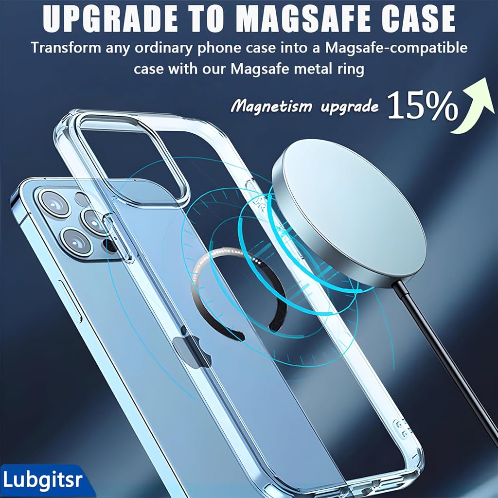 ZORBES® 6Pcs Magnetic Alignment Rings, 55mm Dia Slim Adhesive Magnetic Rings, Adhesive Magnet for Phone Grip, Phone Holder ZORBES® 6Pcs Magnetic Alignment Rings, 55mm Dia Slim Adhesive Magnetic Rings, Adhesive Magnet for Phone Grip, Phone Holder